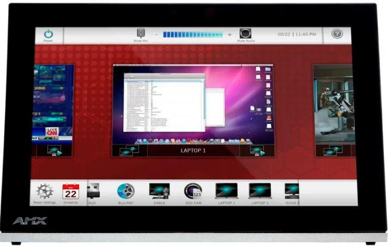 Bild: AMX präsentiert neue Touch Panel Serie Modero-S