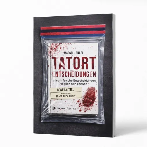 Bild: Tatort Entscheidungen – das neue Buch von Marcell Engel 
