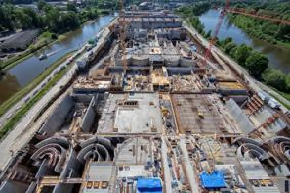 Auf der Kaiserinsel wird die zentrale Prager Kläranlage neugebaut. Foto: Reuss-Seifert GmbH