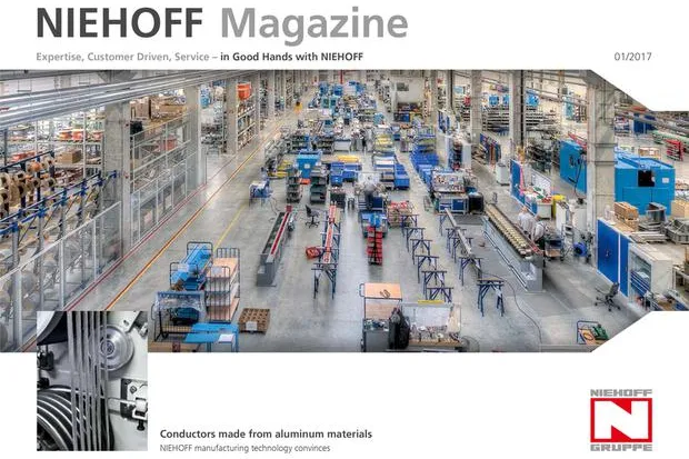 Bild: Beträchtliche Kosteneinsparungen. Das NIEHOFF Magazine 2/2017 ist auf dem Markt