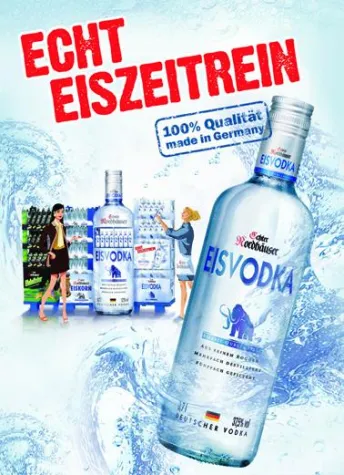 Bild: Echter Nordhäuser Eisvodka mit Verkostungsaktion im LEH