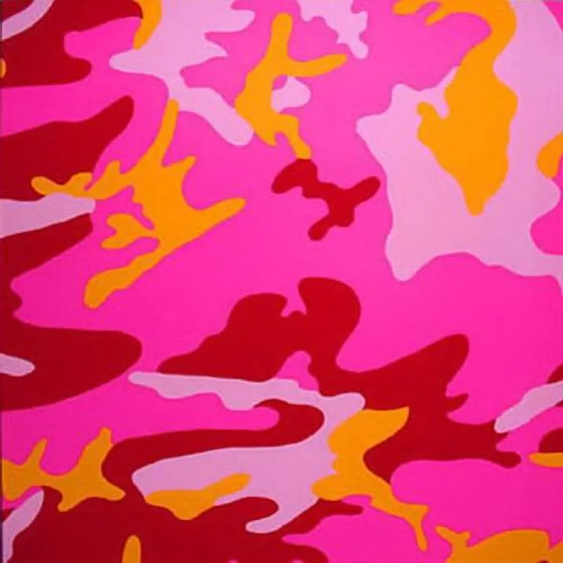 Andy Warhol, Camouflage, 1987, Siebdruck.