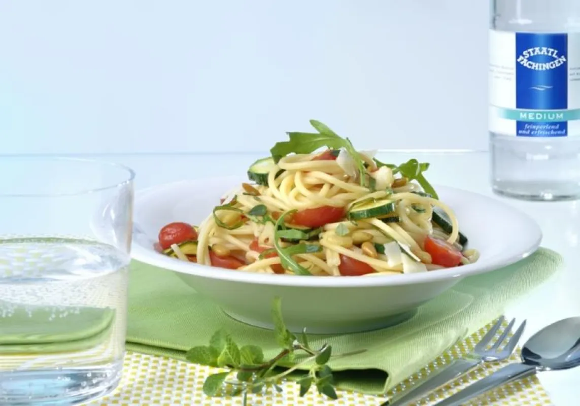 Basenpower mit Pasta und Staatl. Fachingen Medium
