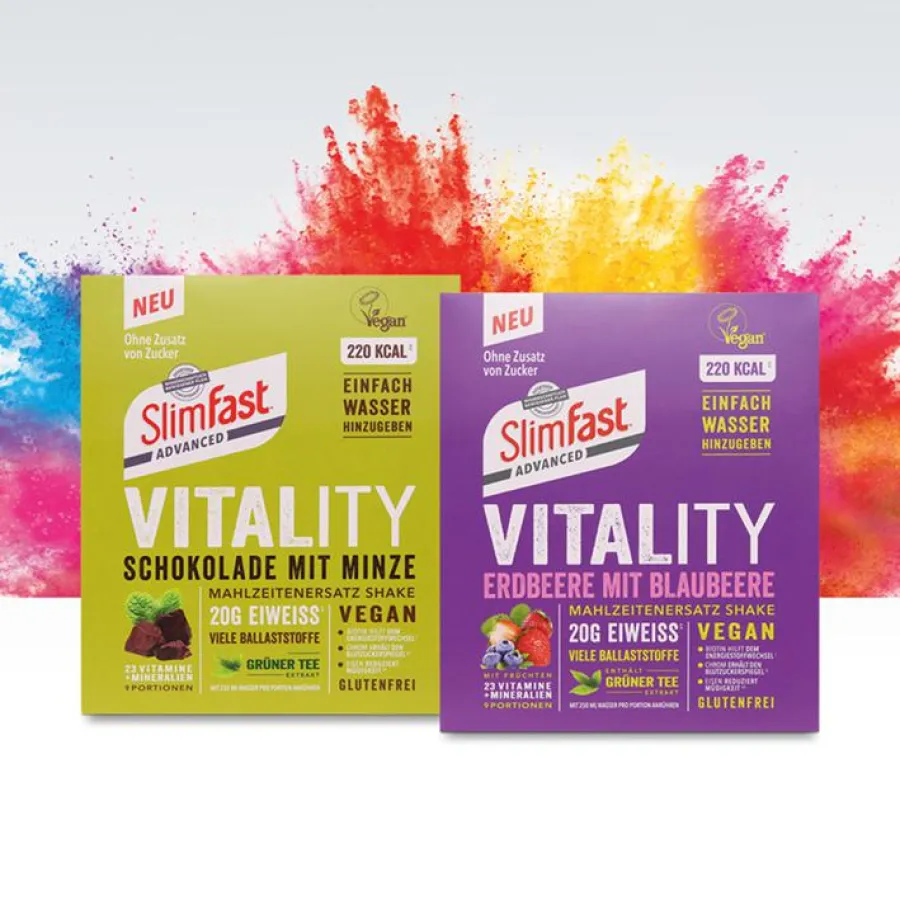 Die neuen SlimFast Advanced-Produkte...