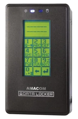 Bild: Datenspeicherung im Geheimagenten-Stil / Externe Festplatte mit „Selbstzerstörungsmechanismus“ und PIN-Eingabe