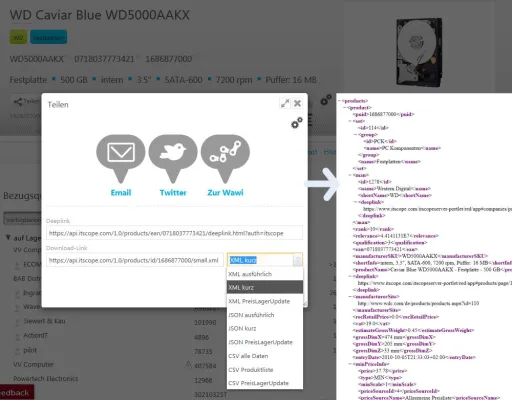 Bild: Den kompletten IT-Markt in der Warenwirtschaft: ITscope veröffentlicht neue Produkt-API