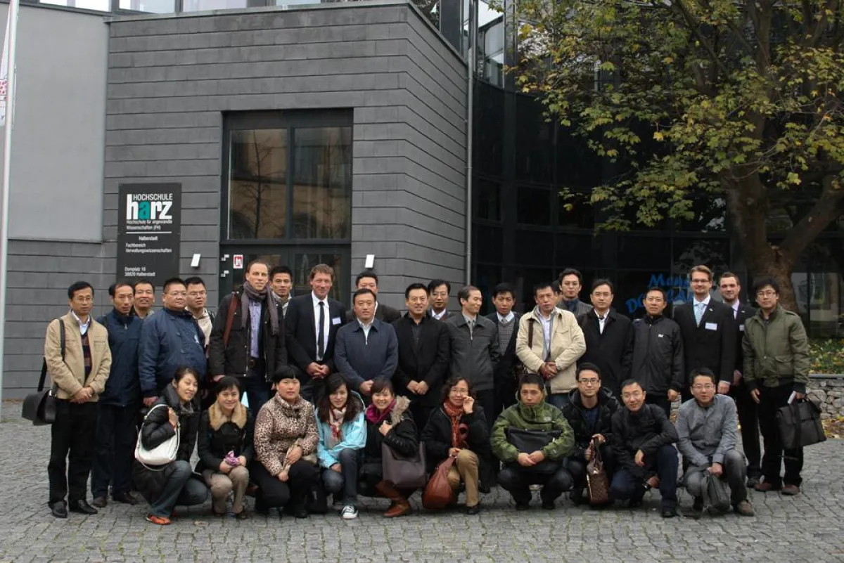 Chinas Regierungsreformer besuchten kürzlich den Fachbereich Verwaltungswissenschaften der Hochschule Harz in Halberstadt.