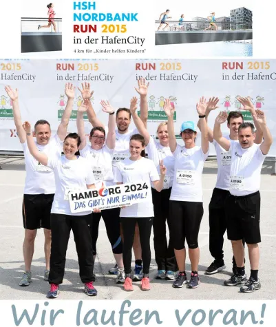 Bild: HSH Nordbank Run 2015 – Standard Systeme war mit voller Motivation für den guten Zweck dabei