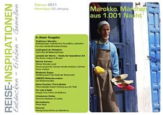 Bild: Reise-Inspirationen im Februar: Marokko. Märchen aus 1.001 Nacht