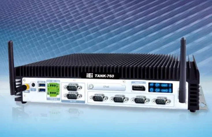 Bild: Lüfterfreier Box-PC mit dual CAN-Bus