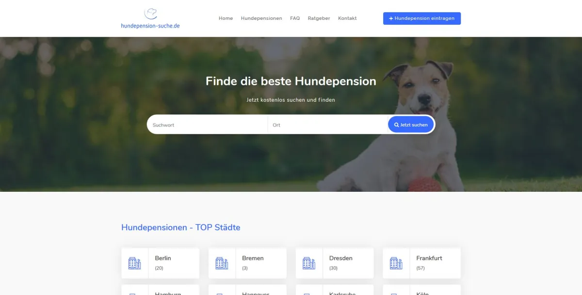 Hundepension Portal