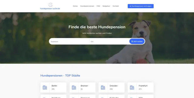 Bild: Ob Urlaub oder im Krankheitsfall: Gute Hundepensionen online finden
