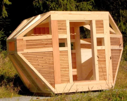 Bild: Holzbau und Emotionen gehören zusammen - Netzwerk GSN stellt seine Holzkapsel vor