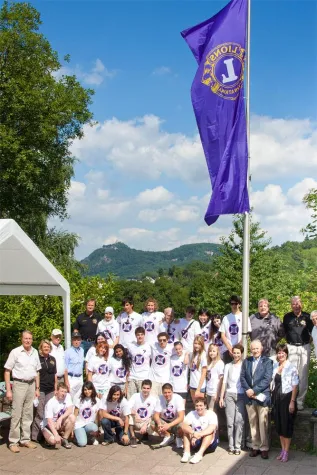 Bild: Junge Botschafter des Lions Clubs International zu Gast in der Jugendherberge Bad Honnef