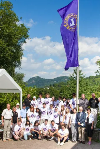 Bild: Junge Botschafter des Lions Clubs International zu Gast in der Jugendherberge Bad Honnef