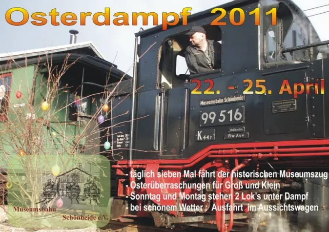 Bimmelbahnfahrt mit Osterüberraschung Bild: Bimmelbahnfahrt mit Osterüberraschung
