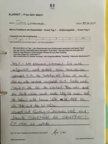 Bild: Der Event 'Frau-Sein leben!' stärkt und begeistert Frauen