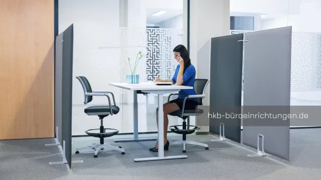 Social Distancing für jedes Büro mit Trennwänden KEA Akustik Bild: Social Distancing für jedes Büro mit Trennwänden KEA Akustik