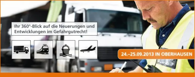 Gefahrgut-Veranstaltungen 2013 der WEKA-Akademie Bild: Gefahrgut-Veranstaltungen 2013 der WEKA-Akademie