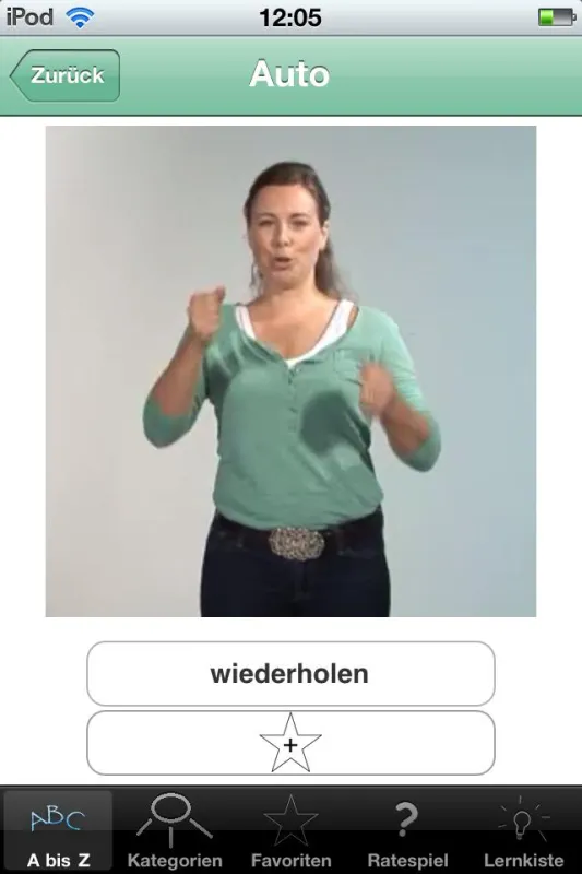 Babyzeichen AUTO