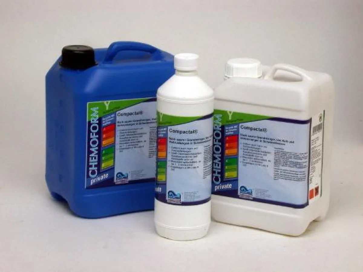 Compactal® Pflegeprodukte für Schwimmbäder Quelle: www.schwimmbadshop.com