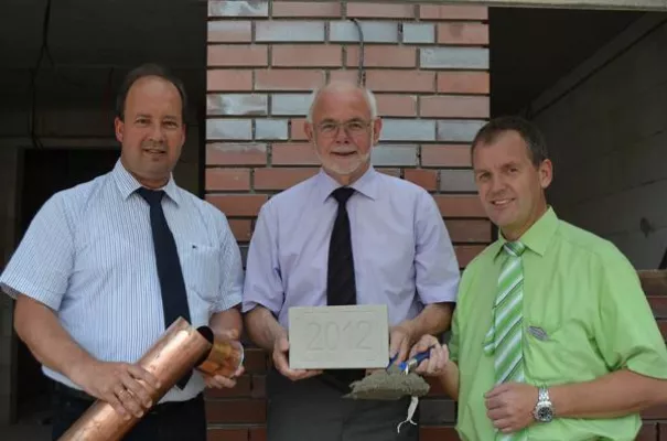 Bild: Grundsteinlegung für Einsiedel BETREUTES WOHNEN in Kooperation mit der AWO in Rastede