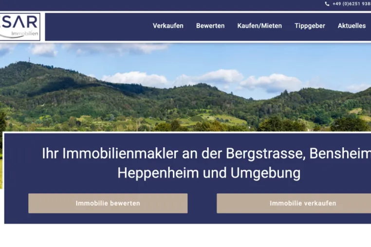 Bild: Ihr vertrauensvoller Immobilienmakler in der Bergstraße, Bensheim, Heppenheim und Umgebung: CAESAR Immobilien