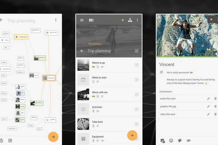 Bild: Mindz App - Macht Mindmaps fit für mobile Geräte.