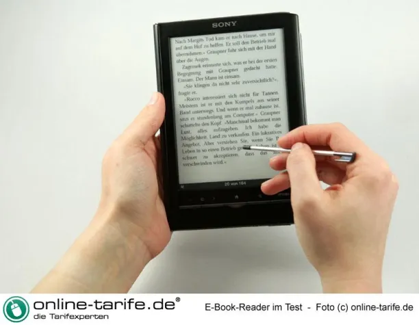 Bild: E-Book-Reader im Test - und wie liest es sich so?