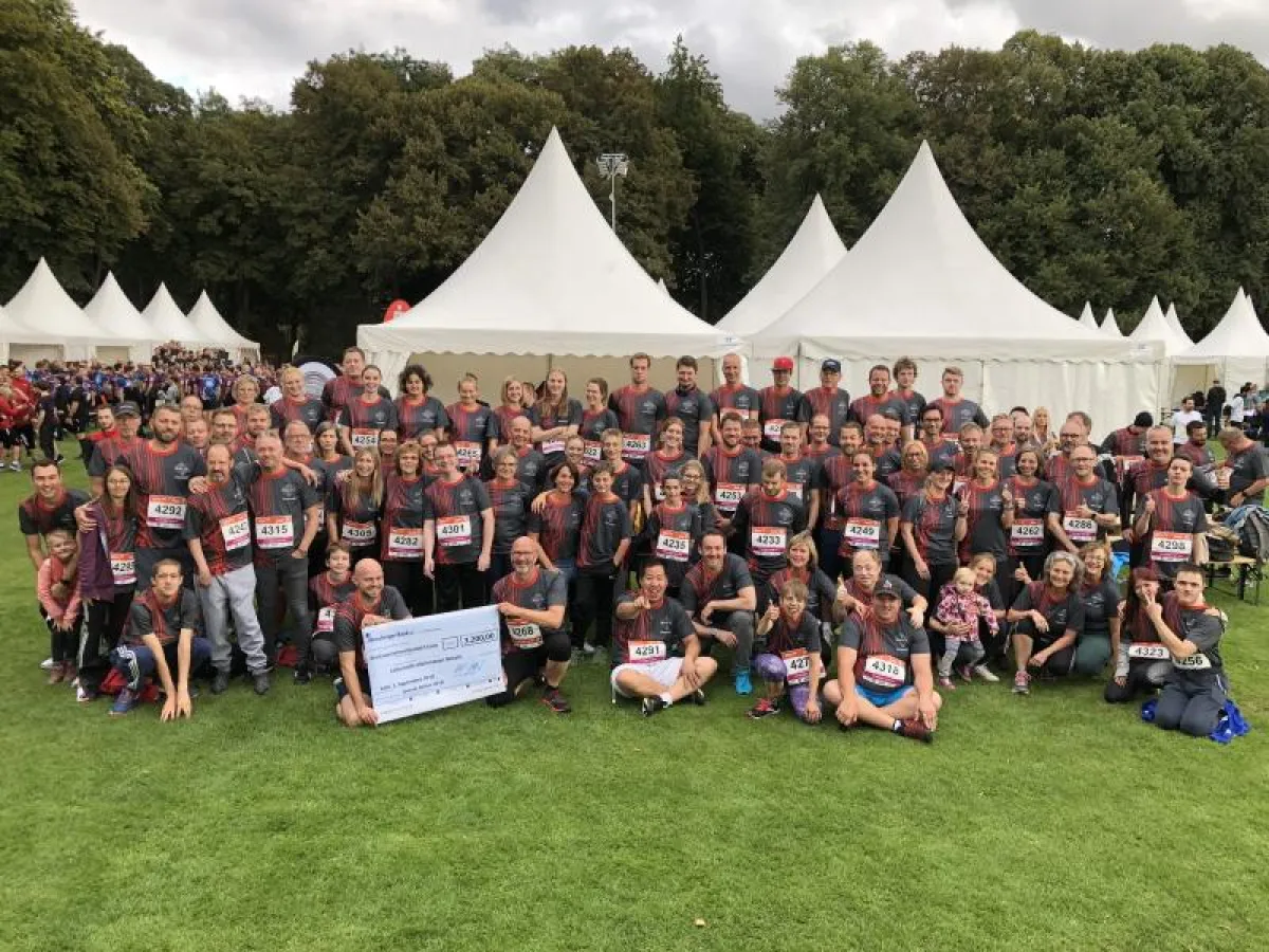 Das Solit Finance Laufteam 2019 (Foto: Miriam Diercks)