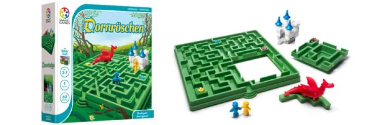 Erweiterung der Märchenreihe: SmartGames interpretiert Dornröschen neu Bild: Erweiterung der Märchenreihe: SmartGames interpretiert Dornröschen neu