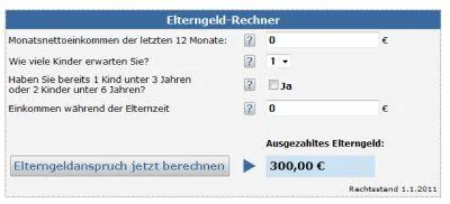 Elterngeld in 2011: Neue Rechtslage führt zu Kürzungen Bild: Elterngeld in 2011: Neue Rechtslage führt zu Kürzungen