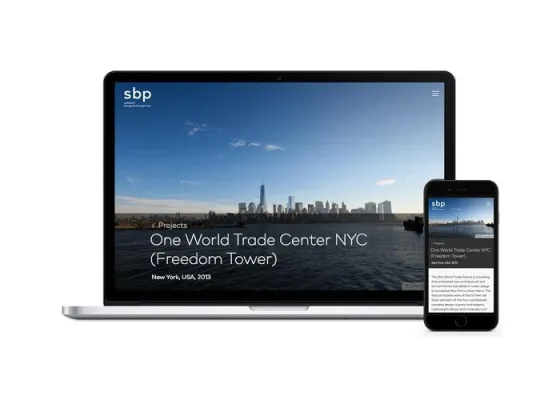 Bild: Responsive, schnell und mit umfangreicher Projektdatenbank – sbp mit neuer Webseite von anders und sehr