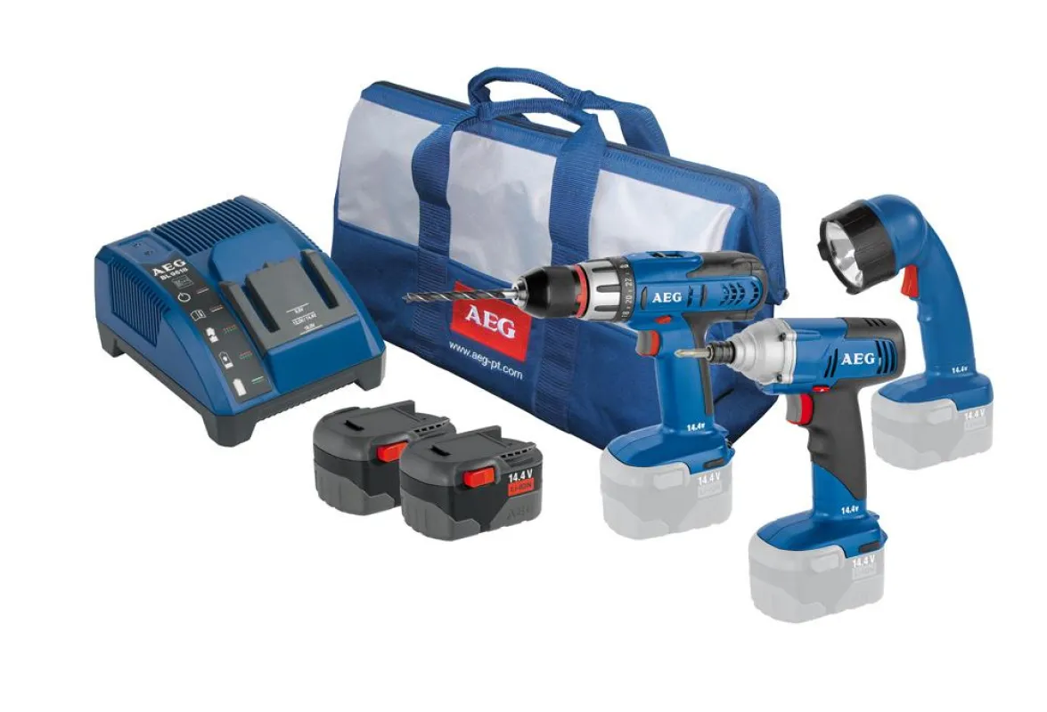 Neu von AEG: 14,4 und 18 Volt-Lithium-Ionen-Power für Profis