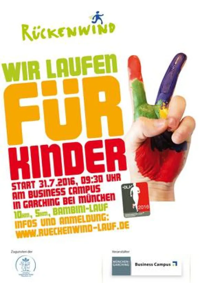 8. Rückenwindlauf im Buisness Campus München : Garching