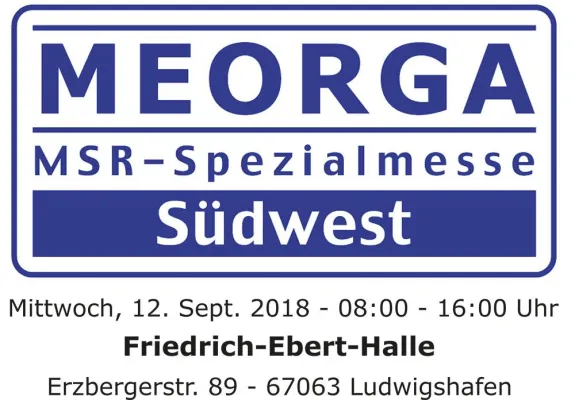 Bild: MSR – Spezialmesse Südwest in Ludwigshafen am 12. September 2018