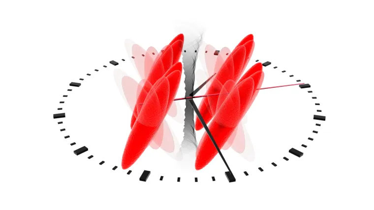 Suprafestkörper dreht sich im Takt Bild: Suprafestkörper dreht sich im Takt