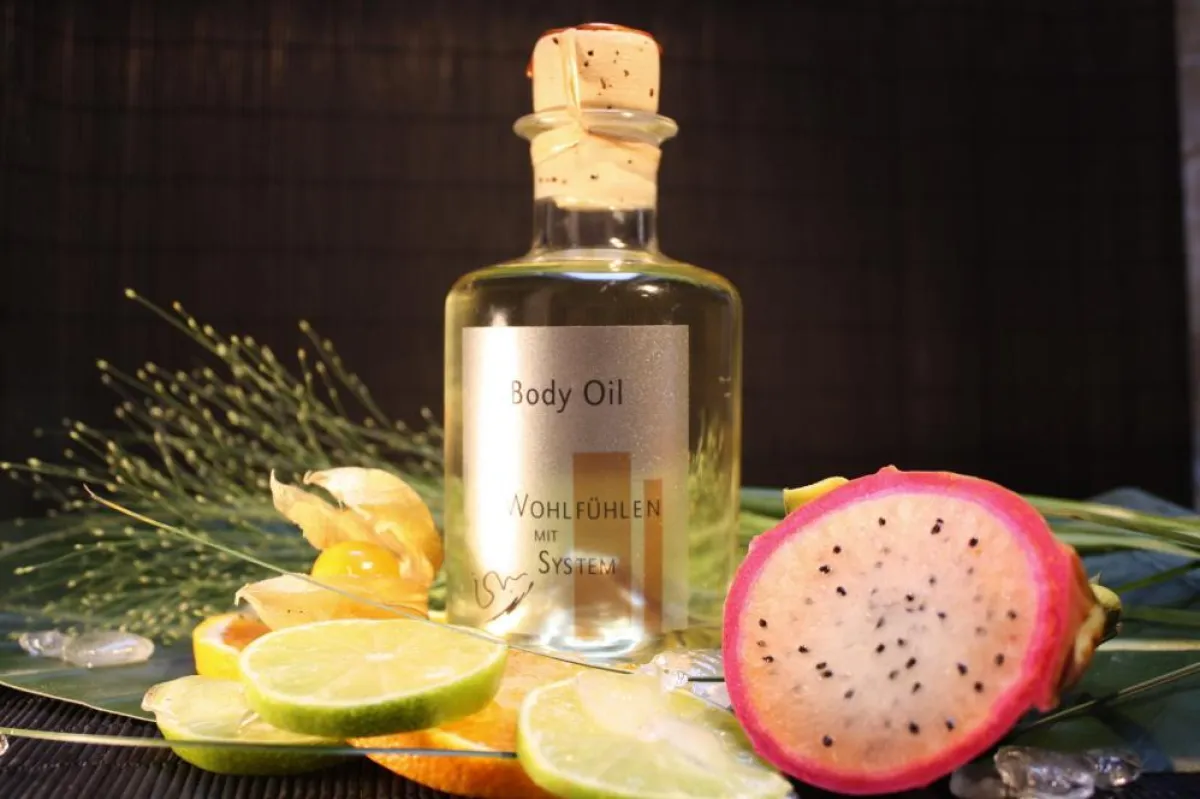 Wohlfühlen mit System- Bodyoil