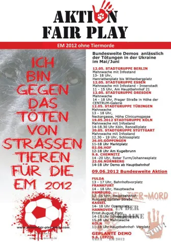 Bild: Die Ukraine im Focus der Medien – Timoschenko verdrängt Blick auf Hundetötungen für EM 2012