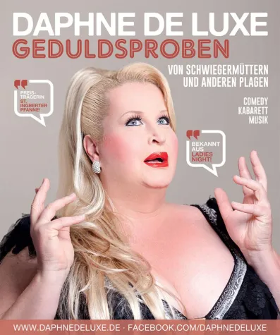 Bild: Daphne de Luxe - Comedy-Premiere "Geduldsproben" am 20.09.2017 in Stuttgart