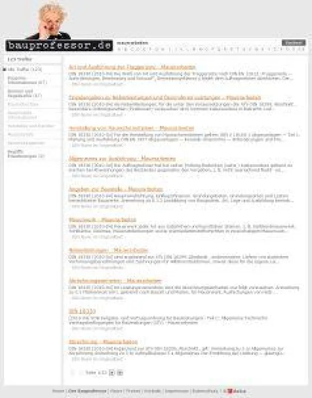 Bauprofessor Mauerarbeiten