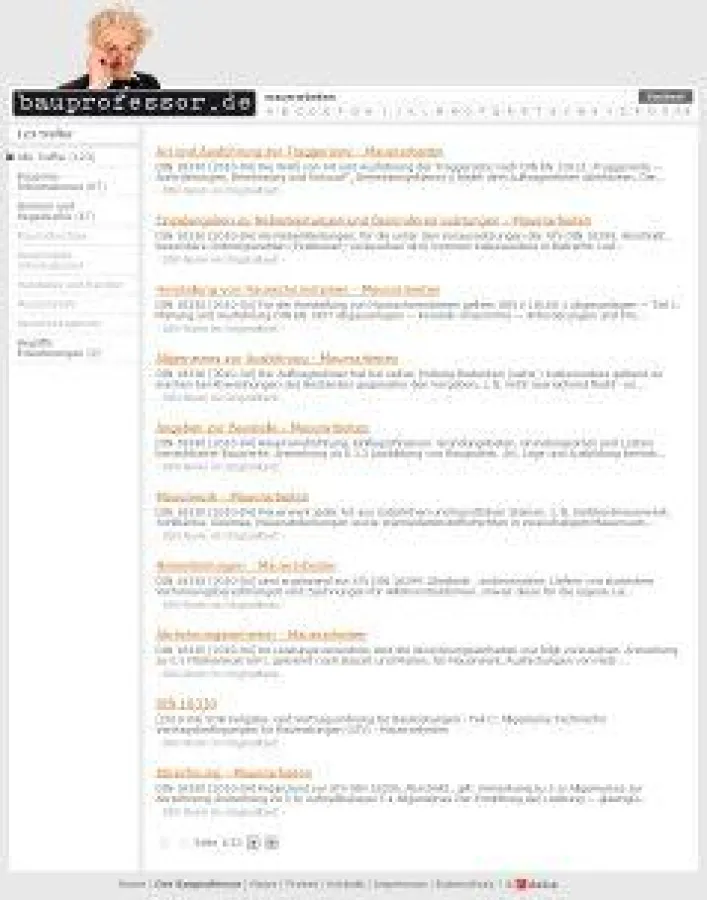 Bauprofessor Mauerarbeiten