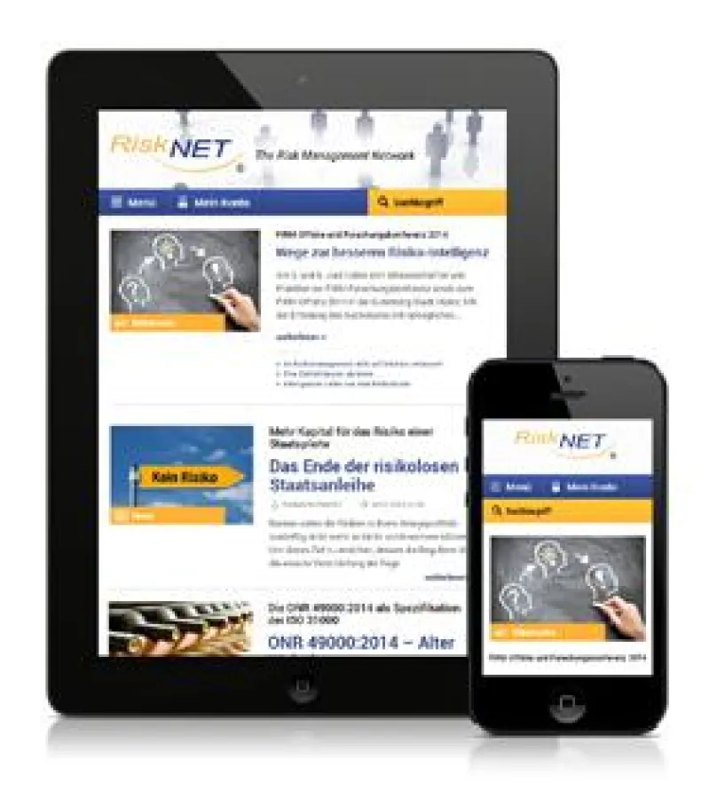 Der RiskNET Relaunch überzeugt mit einem durchgängigen „Responsive Webdesign“