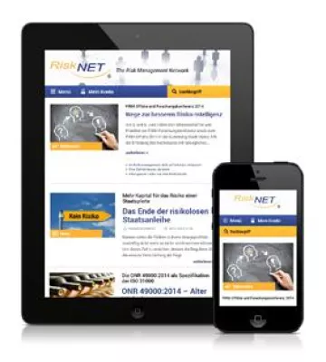 Bild: Responsive Webdesign: Grafischer und technischer Relaunch von RiskNET