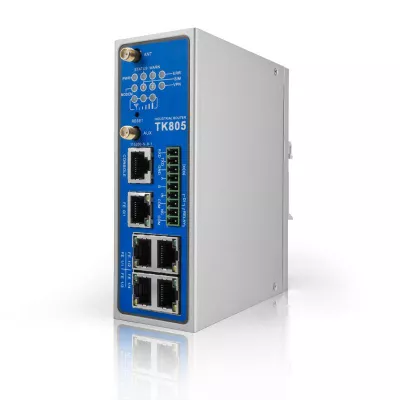 Bild: Industrie LTE Router mit 5 Ethernet Ports
