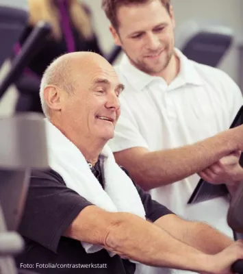 Bild: Fitness für Krebspatienten im Therapie- & Trainingszentrum Baumann in Poing & Forstinning