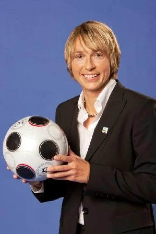 Sandra Minnert, DFB-Botschafterin der Frauen-Fußball-WM 2011, Foto: Kunz/OK