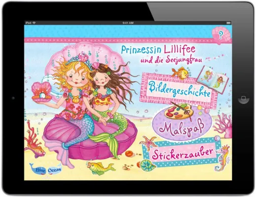 Bild: Blue Ocean Entertainment AG startet zweite „Prinzessin Lillifee“-App – jetzt auch für Android