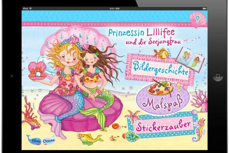 Blue Ocean Entertainment AG startet zweite „Prinzessin Lillifee“-App – jetzt auch für Android Bild: Blue Ocean Entertainment AG startet zweite „Prinzessin Lillifee“-App – jetzt auch für Android