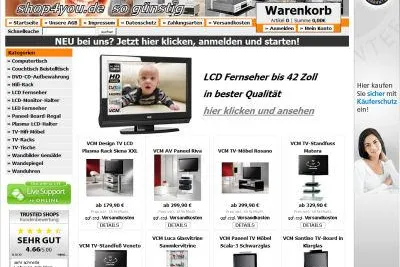 TV Rack günstig online einkaufen Bild: TV Rack günstig online einkaufen